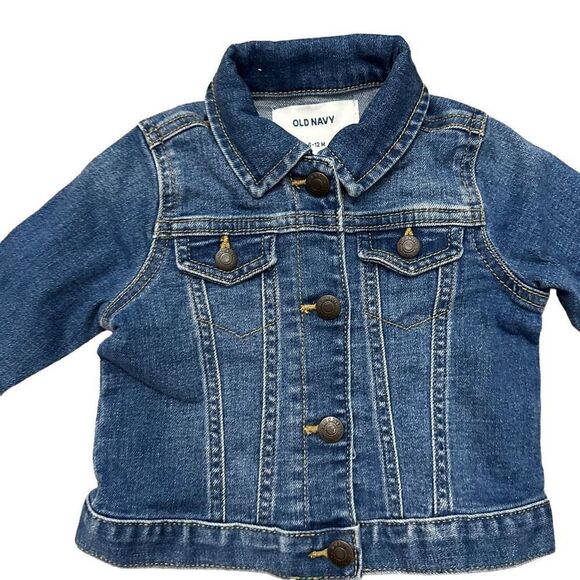 Old Navy jean jacket 6-12 months - Picture 2 of 4